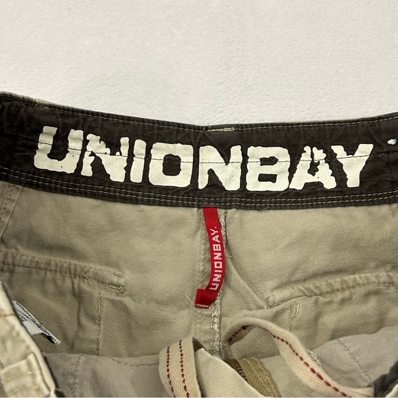 Vintage Union Bay Khaki Beige Hunting Fishing Outdoor Utility Cargo Pants Men 34 - Picture 6 of 12